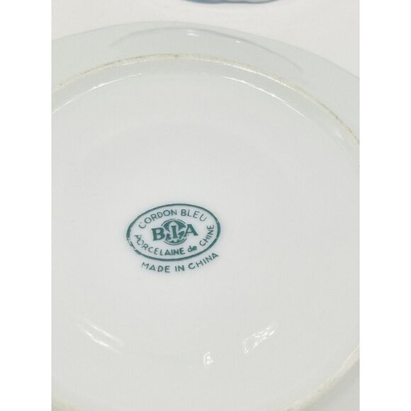 Cordon Bleu Duck Tea Cup & Saucer Porcelain de Chine C Steel Collection Blue - Picture 7 of 9